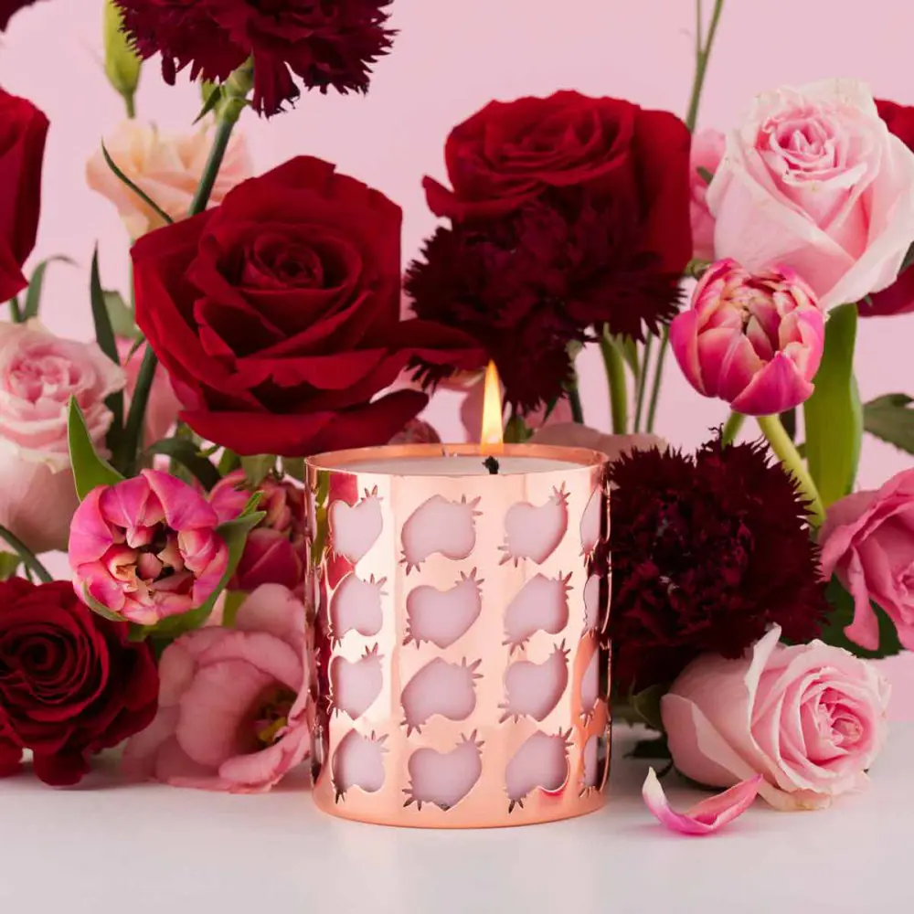 Massage Candle Rose Bud Scented